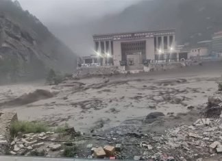 तिब्बततर्फको बाढीले रसुवामा ठूलो क्षति