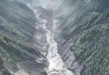 नेपाल–चीन सीमा क्षेत्रमा बन्यो ठूलो हिमताल
